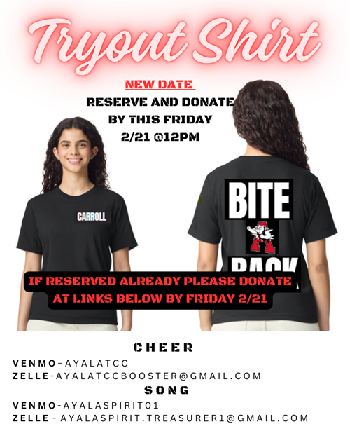 TRYOUT DONATION